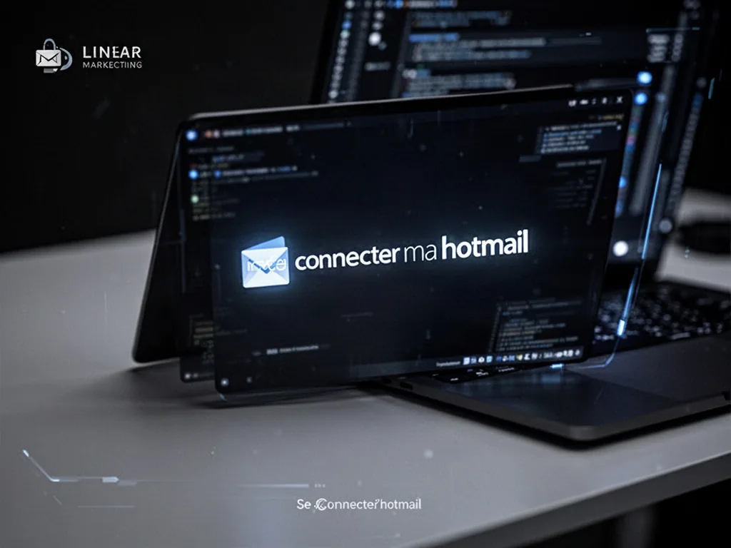 Écran d’ordinateur affichant la page de connexion Outlook pour se connecter à Hotmail