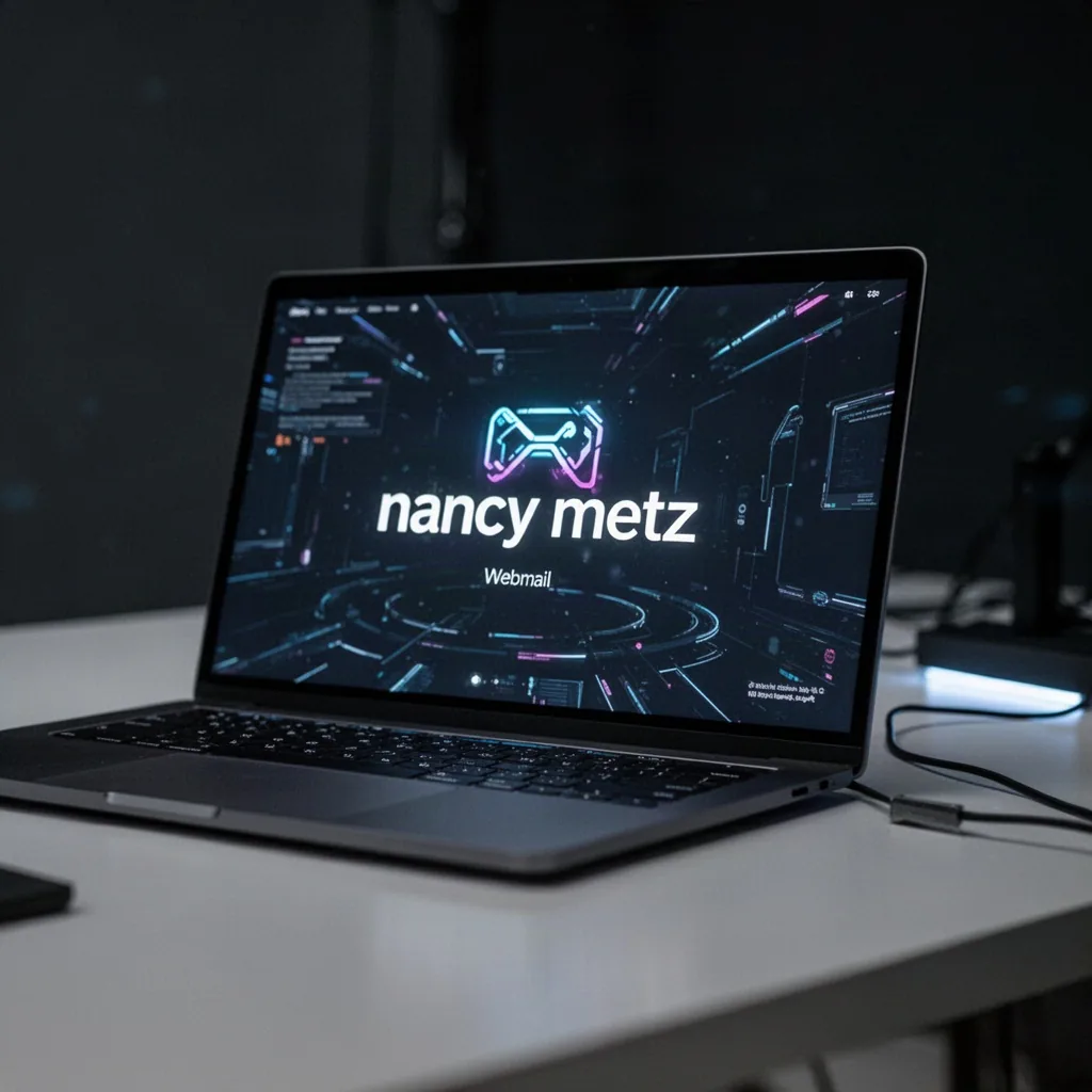 Écran d'ordinateur montrant la boîte de connexion du webmail académique Nancy-Metz